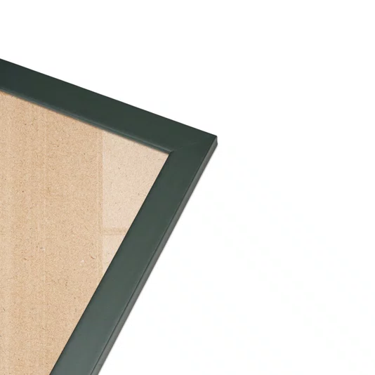 Moldura Lisa Para Quadros Revestida com Fundo MDF e Vidro - 2x1