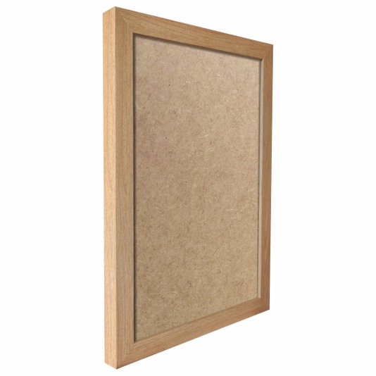 Moldura Lisa Revestida para Quadros e Fotos com Fundo Mdf - 2x2