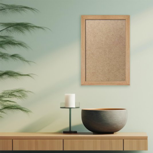 Moldura Lisa Revestida para Quadros e Fotos com Fundo Mdf - 2x2