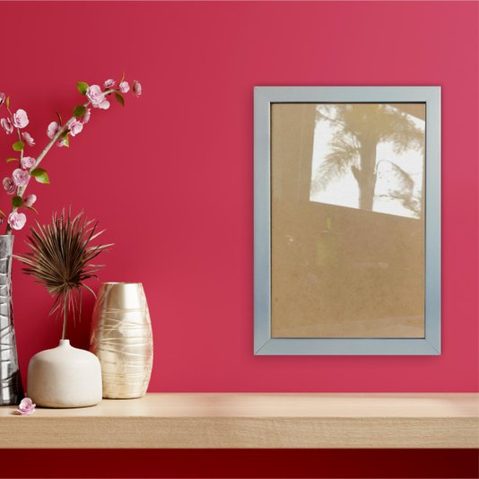 Moldura Lisa Revestida para Quadros e Fotos com Fundo Mdf e Acetato - 2x2