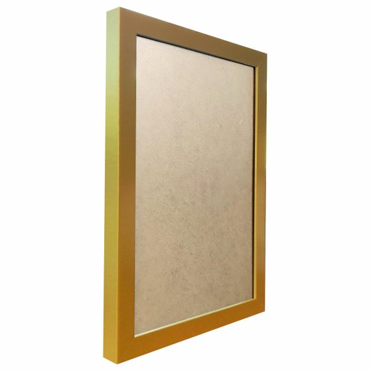 Moldura Lisa Revestida para Quadros e Fotos com Fundo Mdf e PVC Antirreflexo - 2x2