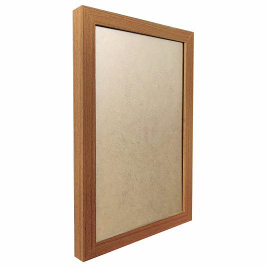 Moldura Lisa Revestida para Quadros e Fotos com Fundo Mdf e PVC Antirreflexo - 2x2