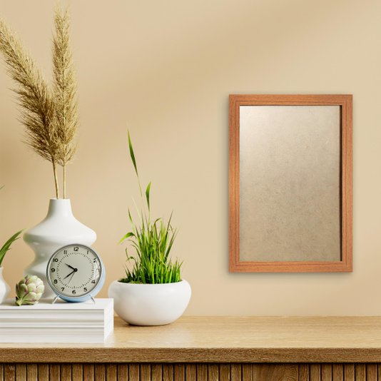 Moldura Lisa Revestida para Quadros e Fotos com Fundo Mdf e PVC Antirreflexo - 2x2