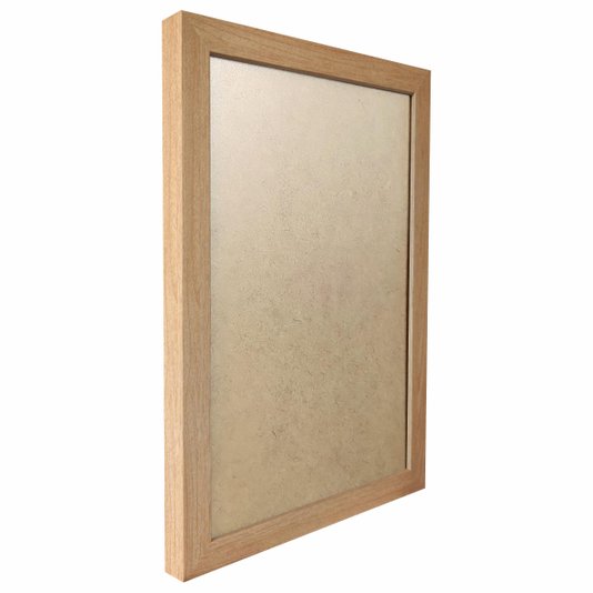 Moldura Lisa Revestida para Quadros e Fotos com Fundo Mdf e PVC Antirreflexo - 2x2