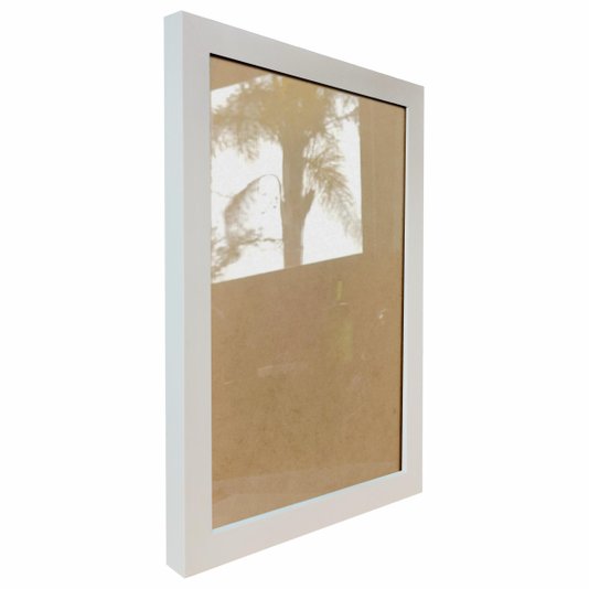Moldura Lisa Revestida para Quadros e Fotos com Fundo Mdf e Vidro - 2x2