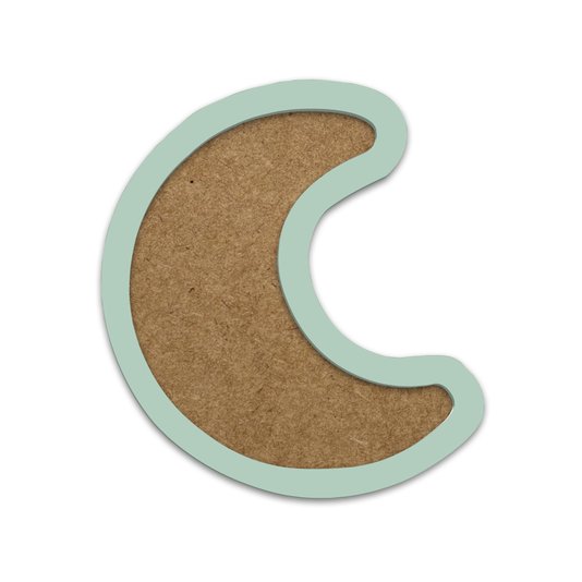 Moldura Em Forma De Lua Para Amigurumi Em Mdf Colorido