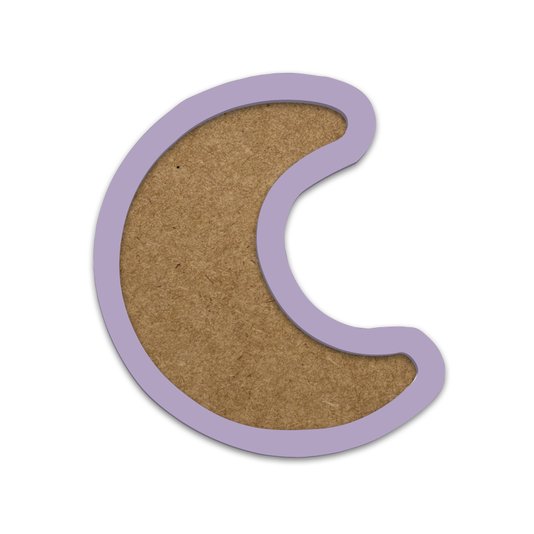 Moldura Em Forma De Lua Para Amigurumi Em Mdf Colorido
