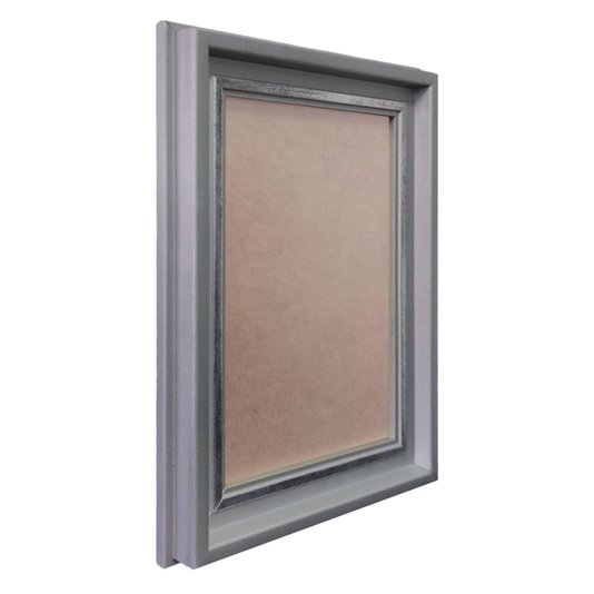 Moldura Micro Metalizada para Quadros e Fotos com Fundo MDF e PVC Antirreflexo - 3,4x2,1