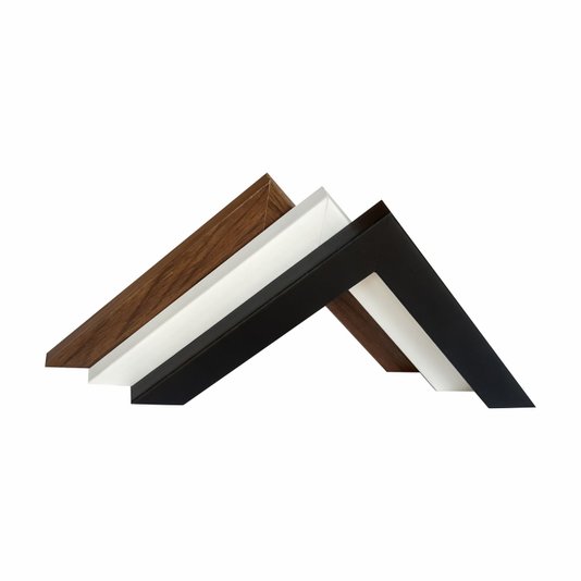 Moldura Minimalista com MDF e PVC Kit com 10un A4 21x29,7 - 1,5x1