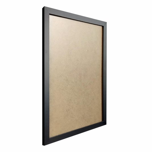 Moldura Minimalista Lisa Para Quadros Revestida com Fundo MDF e PVC Antirreflexo - 1,5x1