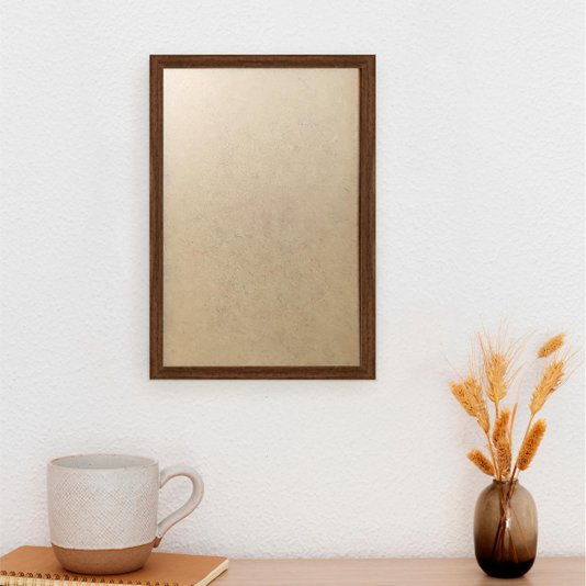 Moldura Minimalista Lisa Para Quadros Revestida com Fundo MDF e PVC Antirreflexo - 1,5x1