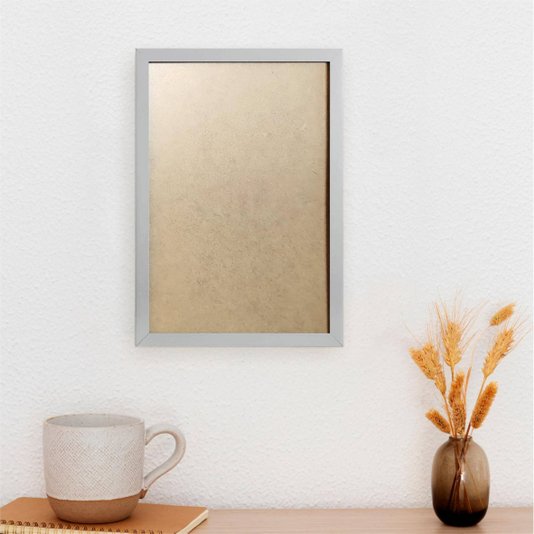 Moldura Minimalista Lisa Para Quadros Revestida com Fundo MDF e PVC Antirreflexo - 1,5x1