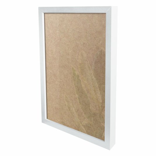 Moldura Personalizada Caixinha para Quadros e Fotos com Fundo Mdf e Frente em Vidro - 1,5x3