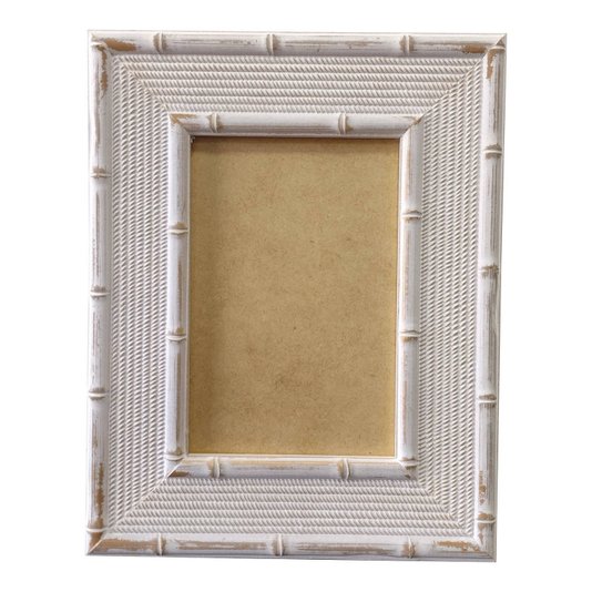 Moldura Personalizada com Gravação de Bambu para Quadros e Fotos com Fundo MDF - 4,5x1,5