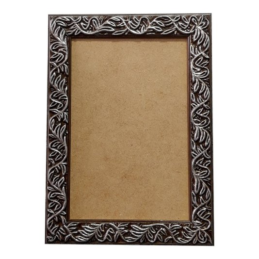Moldura Personalizada com Gravação de Folhagens para Quadros e Fotos com Fundo MDF - 2x1