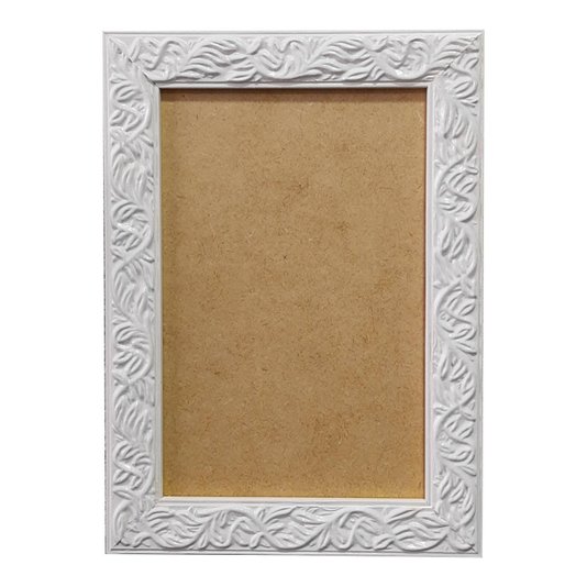 Moldura Personalizada com Gravação de Folhagens para Quadros e Fotos com Fundo MDF - 2x1