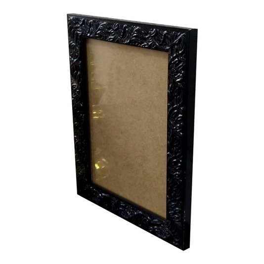 Moldura Personalizada com Gravação de Folhagens para Quadros e Fotos com Fundo MDF e Acetato - 2x1