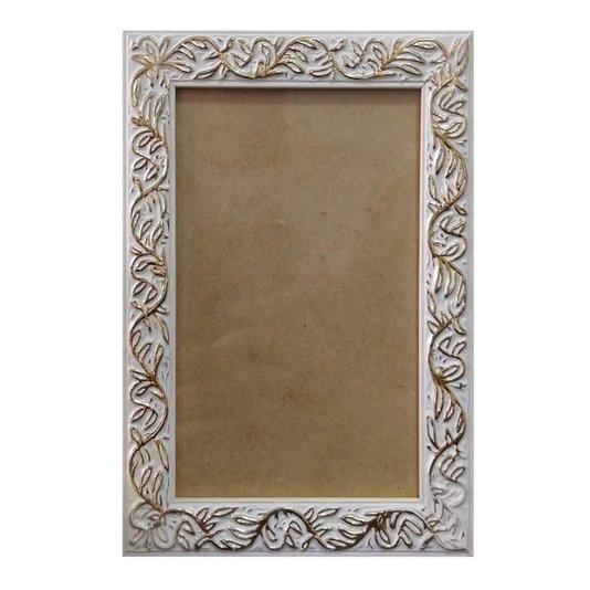 Moldura Personalizada com Gravação de Folhagens para Quadros e Fotos com Fundo MDF e Vidro - 2x1