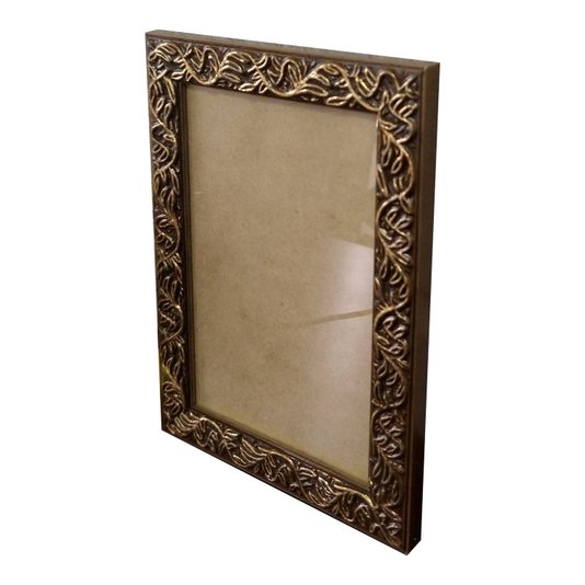 Moldura Personalizada com Gravação de Folhagens para Quadros e Fotos com Fundo MDF e Vidro - 2x1