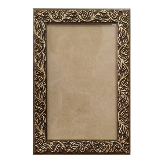 Moldura Personalizada com Gravação de Folhagens para Quadros e Fotos com Fundo MDF e Vidro - 2x1