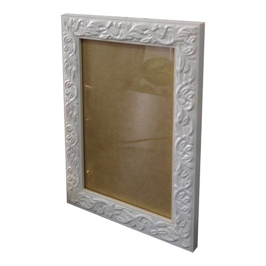 Moldura Personalizada com Gravação de Folhagens para Quadros e Fotos com Fundo MDF e Vidro - 2x1
