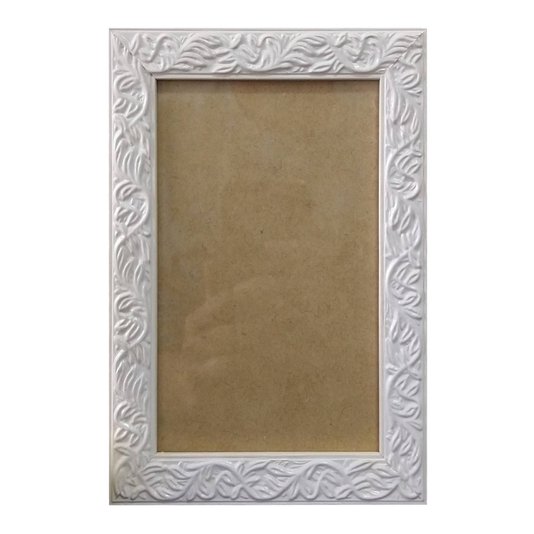 Moldura Personalizada com Gravação de Folhagens para Quadros e Fotos com Fundo MDF e Vidro - 2x1