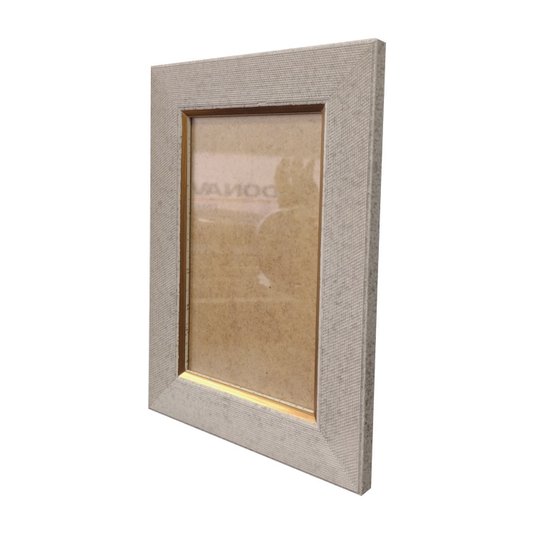 Moldura Personalizada com Textura de Tecido para Quadros e Fotos com Fundo MDF e Vidro - 2,8x1
