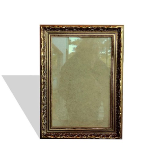 Moldura Personalizada Dourada com Gravação para Quadros com Fundo MDF e Vidro - 4x2,5