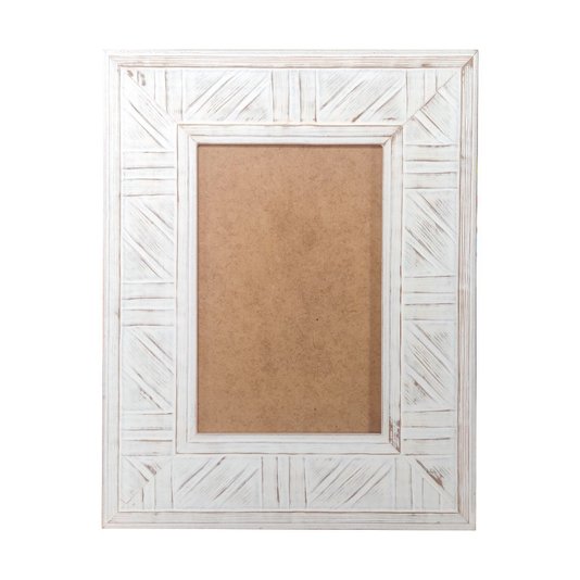 Moldura Personalizada em Madeira Natural com Gravação para Quadros e Fotos com Fundo MDF - 4,5x1,2
