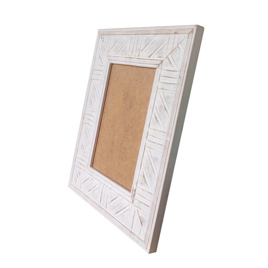 Moldura Personalizada em Madeira Natural com Gravação para Quadros e Fotos com Fundo MDF - 4,5x1,2