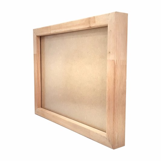 Moldura Personalizada em Madeira para Quadros com Fundo em Mdf - 2x3