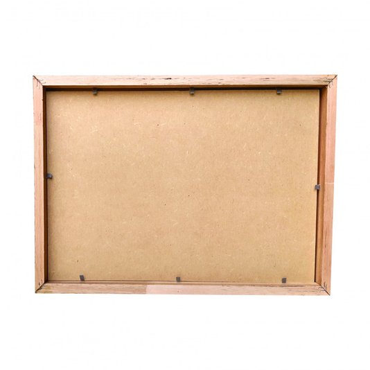 Moldura Personalizada em Madeira para Quadros com Fundo em Mdf e frente em Acetato - 2x3