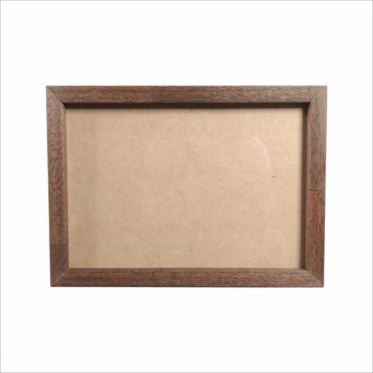 Moldura Personalizada em Madeira para Quadros com Fundo em Mdf frente em Vidro - 2x3
