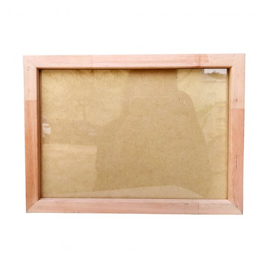 Moldura Personalizada em Madeira para Quadros com Fundo em Mdf frente em Vidro - 2x3