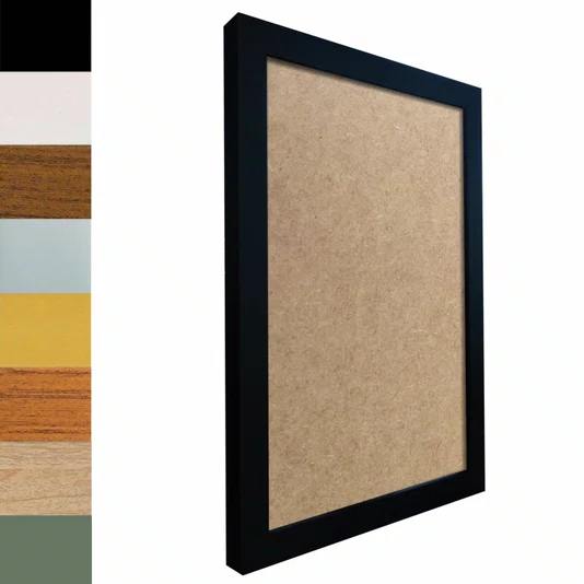 Moldura Personalizada Lisa Revestida para Quadros e Fotos com Fundo Mdf - 2x2