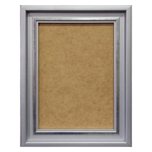 Moldura Personalizada Micro Metalizada para Quadros e Fotos com Fundo MDF - 3,4x2,1