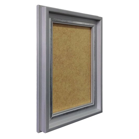 Moldura Personalizada Micro Metalizada para Quadros e Fotos com Fundo MDF - 3,4x2,1