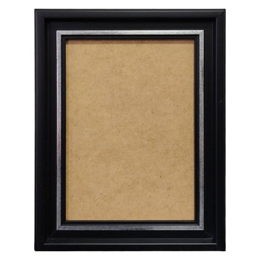 Moldura Personalizada Micro Metalizada para Quadros e Fotos com Fundo MDF - 3,4x2,1