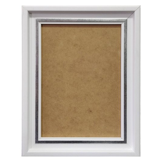 Moldura Personalizada Micro Metalizada para Quadros e Fotos com Fundo MDF - 3,4x2,1