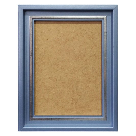 Moldura Personalizada Micro Metalizada para Quadros e Fotos com Fundo MDF - 3,4x2,1