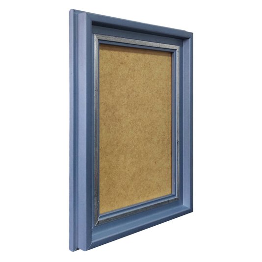 Moldura Personalizada Micro Metalizada para Quadros e Fotos com Fundo MDF - 3,4x2,1