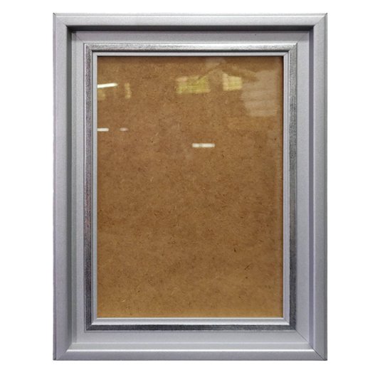 Moldura Personalizada Micro Metalizada para Quadros e Fotos com Fundo MDF e Acetato - 3,4x2,1