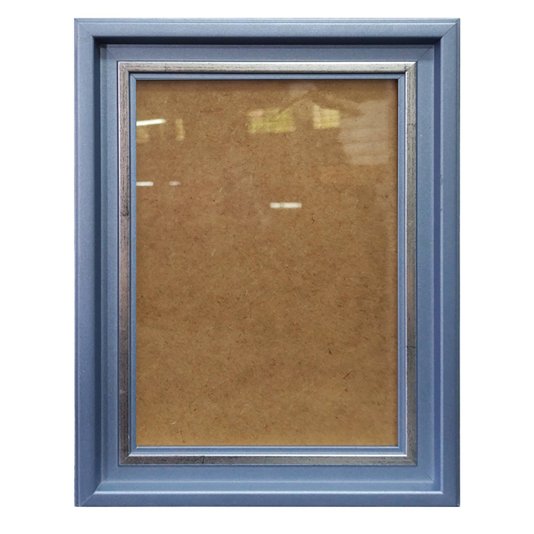 Moldura Personalizada Micro Metalizada para Quadros e Fotos com Fundo MDF e Acetato - 3,4x2,1