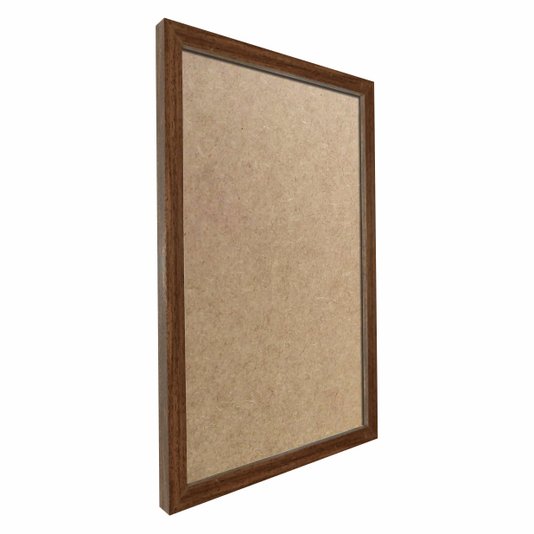 Moldura Personalizada Minimalista Lisa para Quadros Revestida com Fundo MDF - 1,5x1