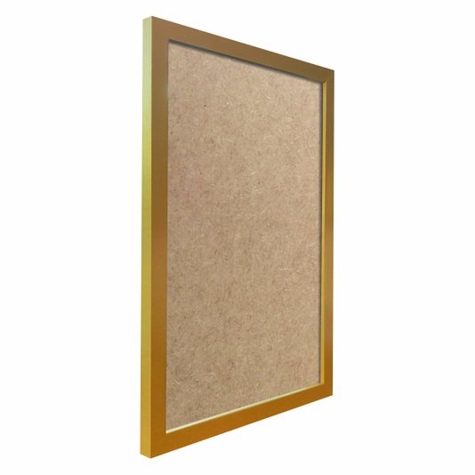 Moldura Personalizada Minimalista Lisa para Quadros Revestida com Fundo MDF - 1,5x1