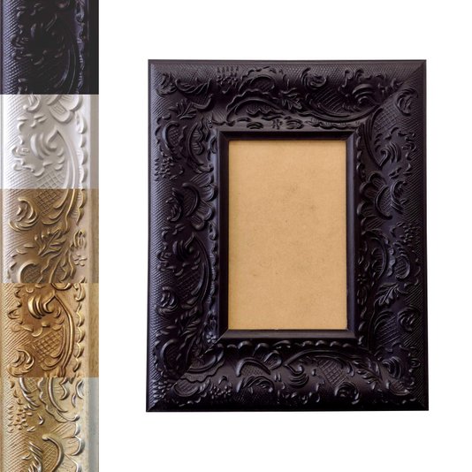Moldura Personalizada Provençal com Gravação para Quadros e Fotos com Fundo MDF - 6x1,5