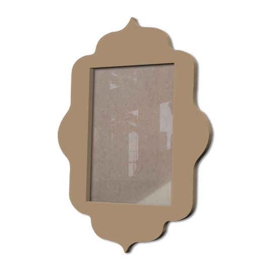 Moldura Provençal Colorida Em Mdf 6 mm Para Quadros Decorativos Com Fundo MDF e Acetato