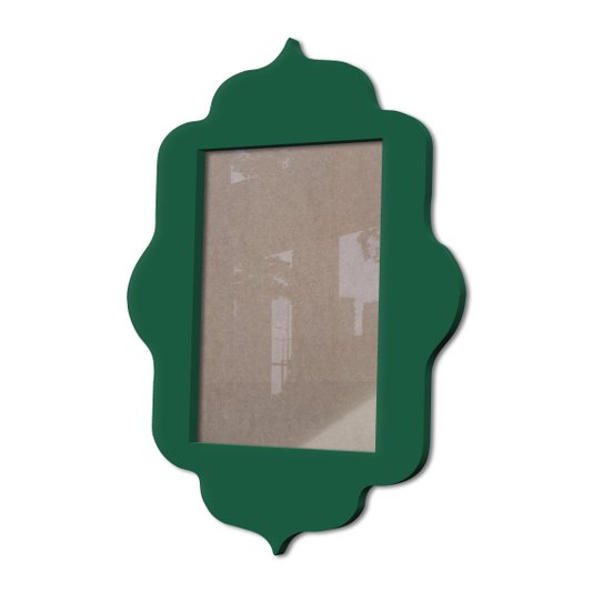 Moldura Provençal Colorida Em Mdf 6 mm Para Quadros Decorativos Com Fundo MDF e Acetato