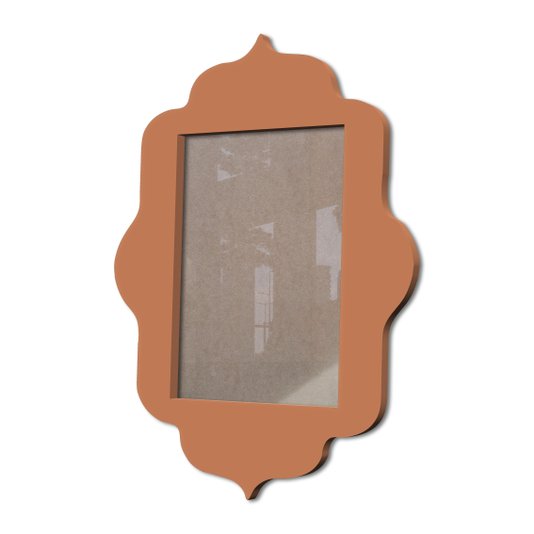 Moldura Provençal Colorida Em Mdf 6 mm Para Quadros Decorativos Com Fundo MDF e Acetato