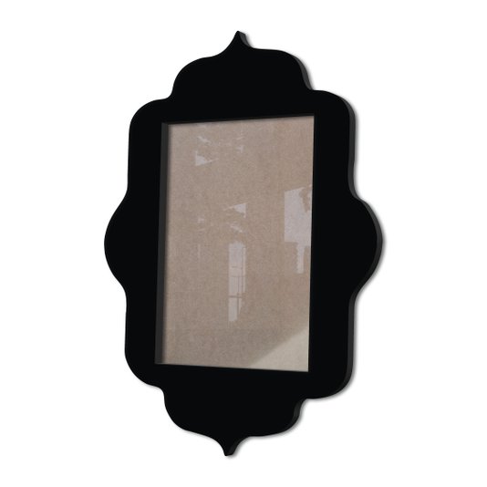 Moldura Provençal Colorida Em Mdf 6 mm Para Quadros Decorativos Com Fundo MDF e Acetato